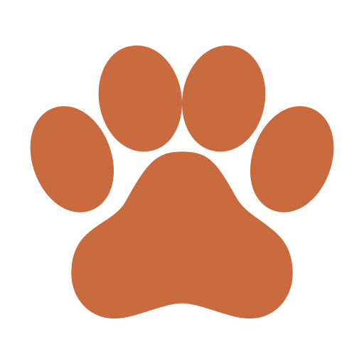 Loose undercoat fur being brushed away from a dog's coat